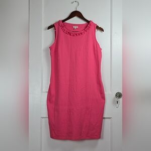 Talbots Knit Coral Sheath Dress MP